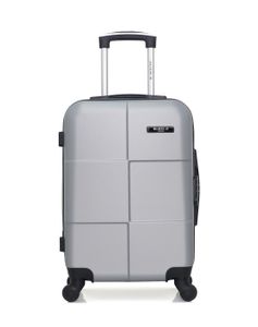 VALISE - BAGAGE BLUESTAR - Valise Cabine ABS MIAMI 4 Roues 55 cm - Gris