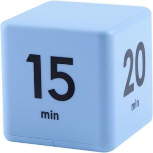 MINUTEUR - SABLIER Minuteur De Cuisine Cube Minuteur De Gestion Du Temps Et Compte À Rebours Avec Capteur De Gravité Minuteur Rabattable 6,6 Cm[u2210]