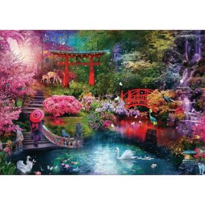 PUZZLE Puzzle Adulte 3000 Pieces Jardin Japonais Avec Riv