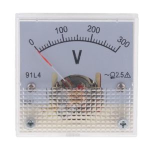 Panneau de tension analogique, voltmètre rectangulaire, jauge AC 0-300V,  DH670 - AliExpress