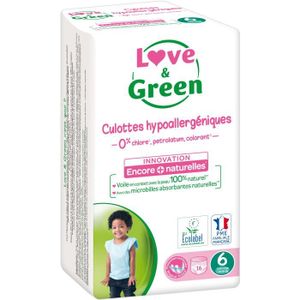 COUCHE Love & Green Culottes d'apprentissage T6 x16 (>16 