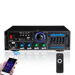 AMPLIFICATEUR HIFI 2000W Amplificateur HIFI avec Mixeur bluetooth FM 