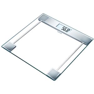 PÈSE-PERSONNE Pèse-personne en verre Sanitas SGS 06 - 150 kg - Transparent