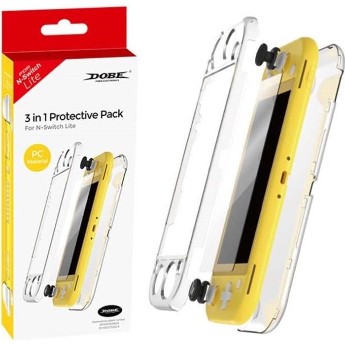 SteelPlay Kit de Protection Coque + Ecran 9H pr Switch Lite - JVASWI00071  moins cher 