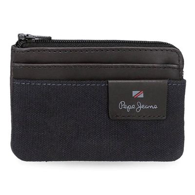 Portefeuille Bandoulière Pepe Jeans Holly – Cuir Synthétique, Protection RFID – Noir, Marron, Bleu Marine – Look Décontracté Et Moderne