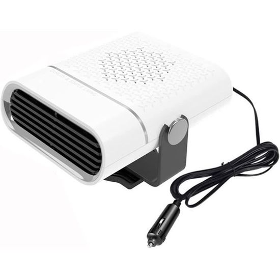 Chauffage Voiture Portable 12V/24V - Fonction Chauffage Et Ventilation, Désembuage Pare-brise, Sécurité Surchauffe - 3
