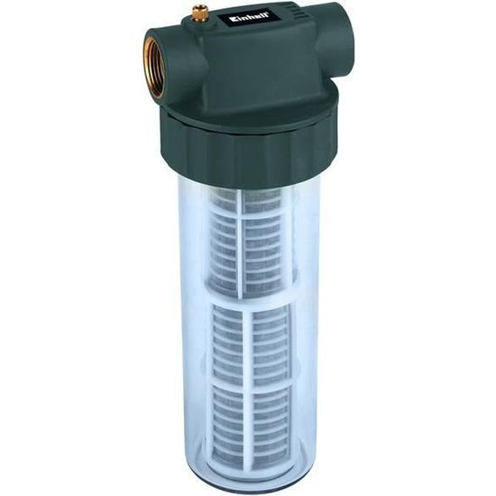 Filtre anti-sable 25cm - Einhell Pré-filtre de pompe - Avec cartouche - Capacité d'aspiration : 6000L/h