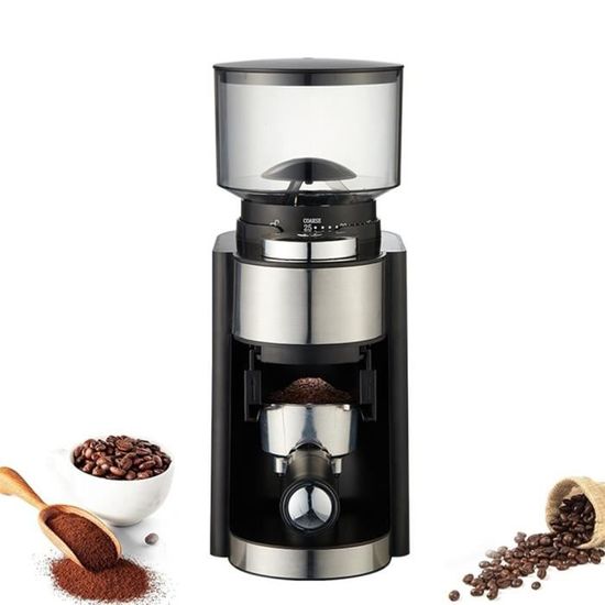 Moulin à Café électrique QEXREED - Broyeur 150W Pour Café, Noix, épices
