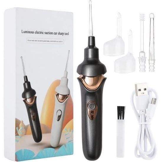 Kit de nettoyage d'oreille de lumières Portable-LED-Chargement USB-Pour  Adultes et Enfants-À Forte Aspiration - Cdiscount Au quotidien