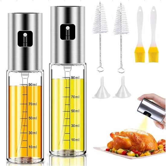 Vaporisateur D'Huile En Verre 16oz/470ml - 2-en-1 Bouteille D