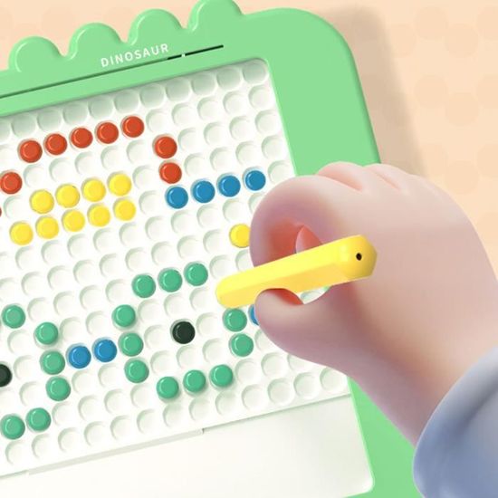 Tablette à Dessin Magnétique avec Stylet et Billes - Ardoise Ludique pour Enfants