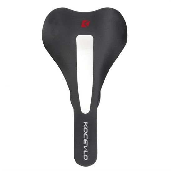 Siège de vélo,ket full black--selle de vélo ultralégère et respirante