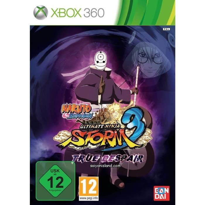 Atari Naruto Ultimate Ninja Storm 3 Clt Sasuke Xbox 360