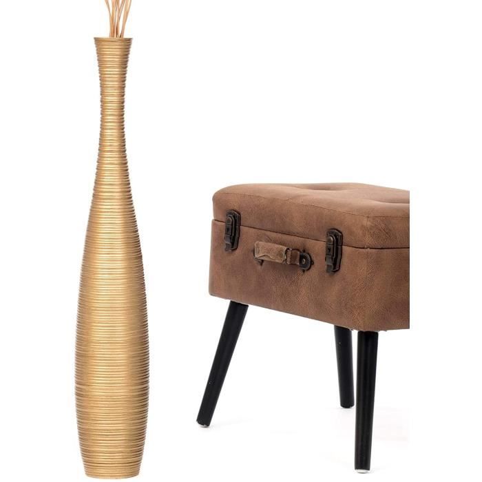 VASE dee Grand Vase agrave Poser au Sol Vase agrave Poser au Sol pour Branches deacutecoratives Vase Haut Design en Bois de man89