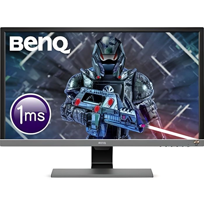 BenQ EL2870U écran Gaming de 28 pouces, 4K UHD, 1ms, HDR, EyeCare, FreeSync, Capteur de luminosité ambiante B.I. Plus, HDMI, Display