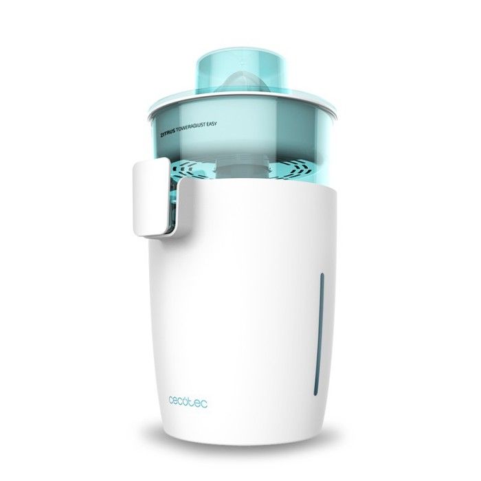 Cecotec Presse-agrumes Électrique Zitrus TowerAdjust Easy White. Puissance de 350 W, Tambour Libre de BPA, Capacité de 0,5 L