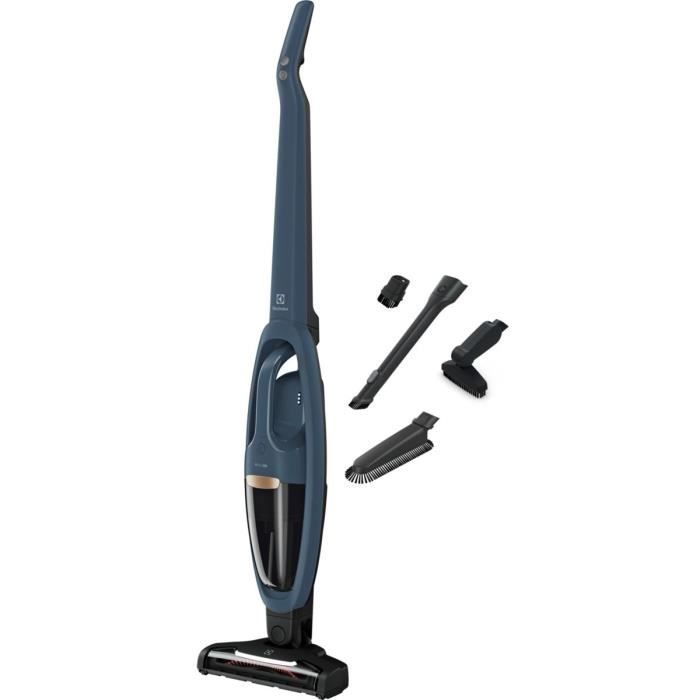 ELECTROLUX WQ61-46DB - Aspirateur balai sans fil 3-en-1- 4 accessoires - filtration 99,9% - brosse m