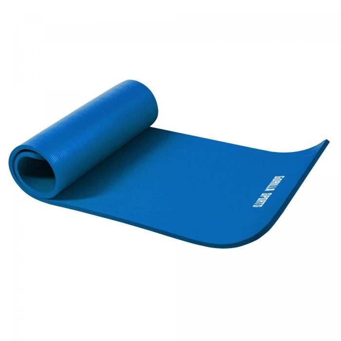 Tapis en mousse petit 190x60x1,5cm (Yoga - Pilates - sport à domicle) BLEU ROYAL