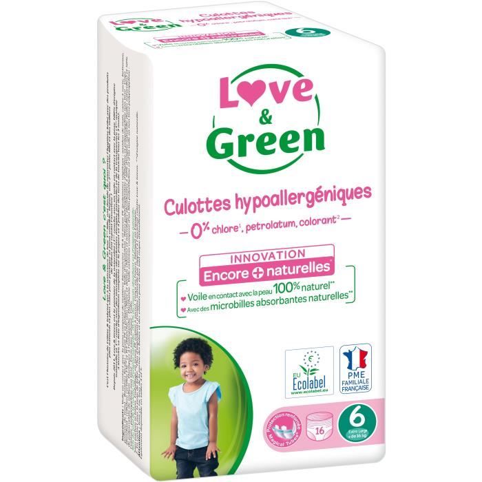 Love & Green Culottes d'apprentissage T6 x16 (>16 kg)