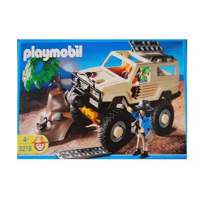 PLAYMOBIL - Aventuriers et véhicule 4x4 n°3219