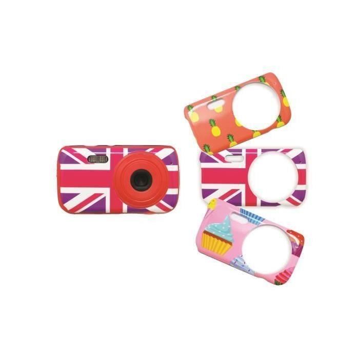TEKNOFUN Appareil Photo Enfant 3MP Faces Interchangeables UK