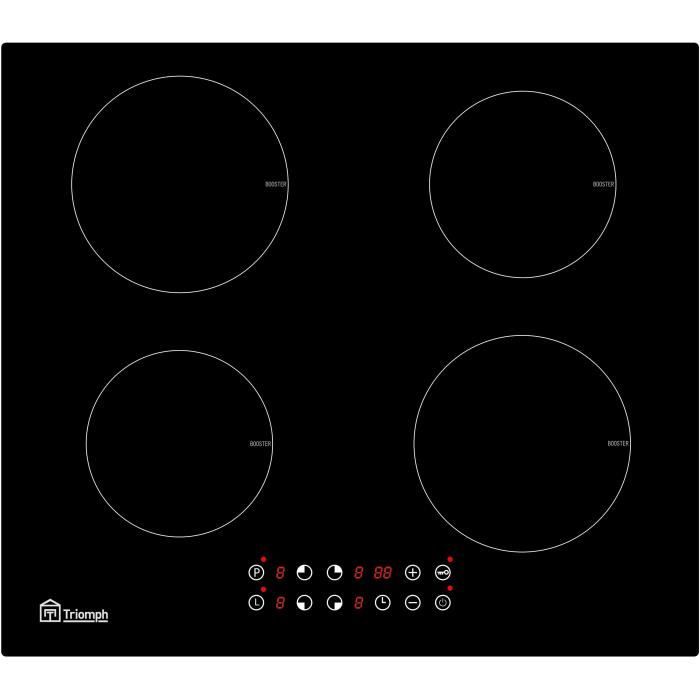 TRIOMPH - TAPI70N - Plaque induction - 4 foyers - 7000W - L51cm x P58cm - Noir