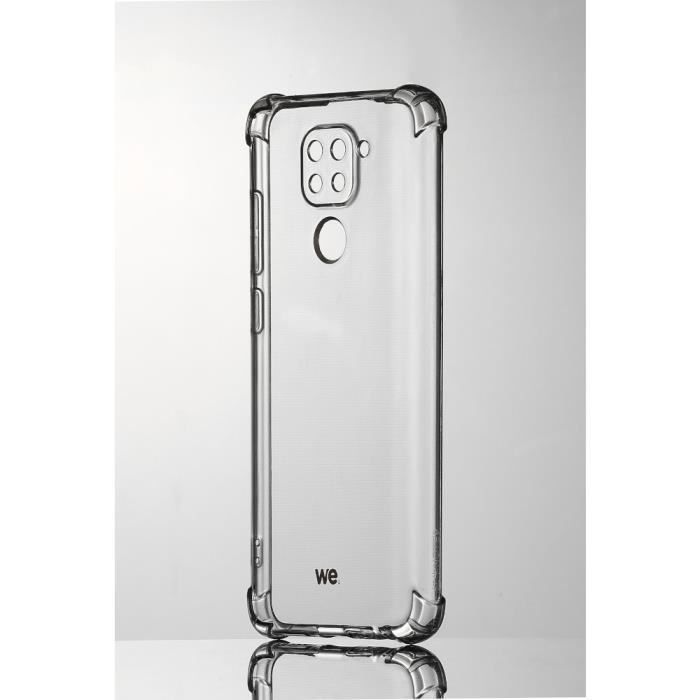 WE Coque de protection transparente pour XIAOMI REDMI NOTE 9 Fabriqué en TPU. Ultra résistant Apparence du téléphone conservée.