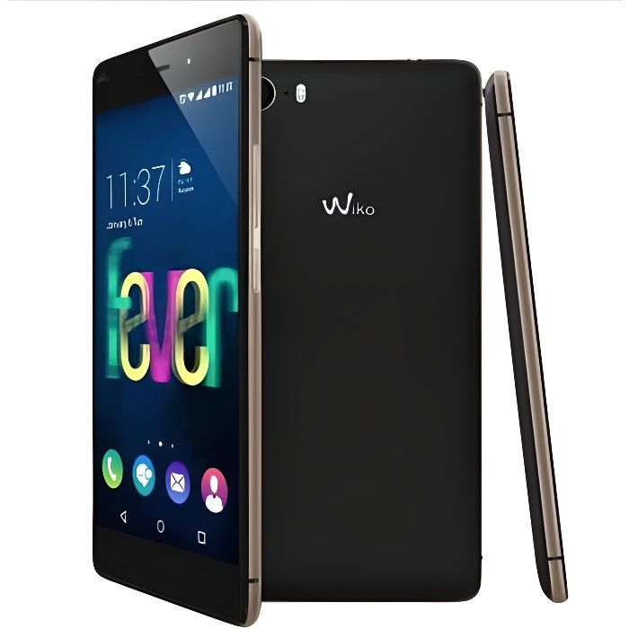 Wiko Fever Noir Or