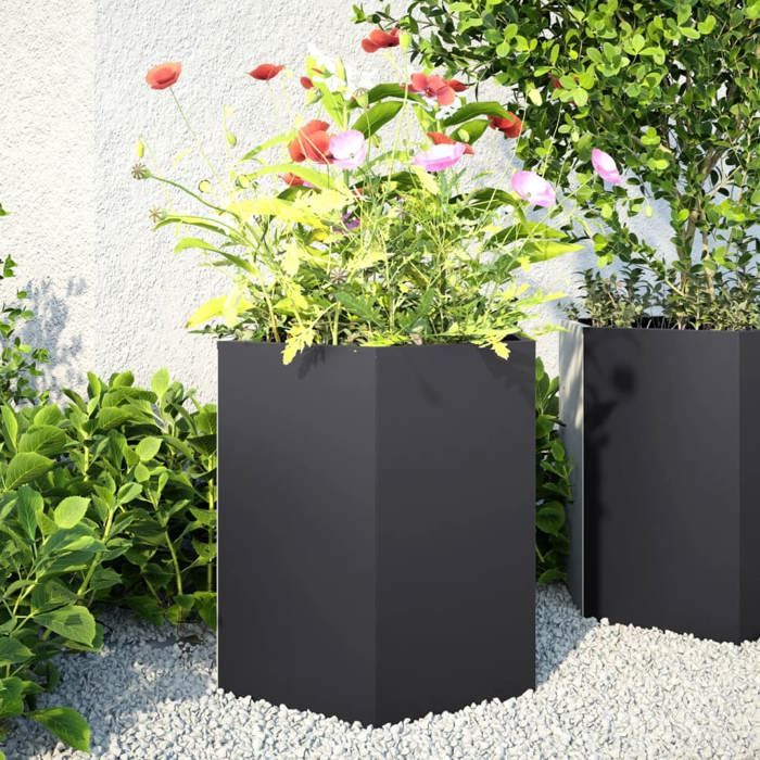 vidaXL Jardinière Hexagone 46 cm - vue 2