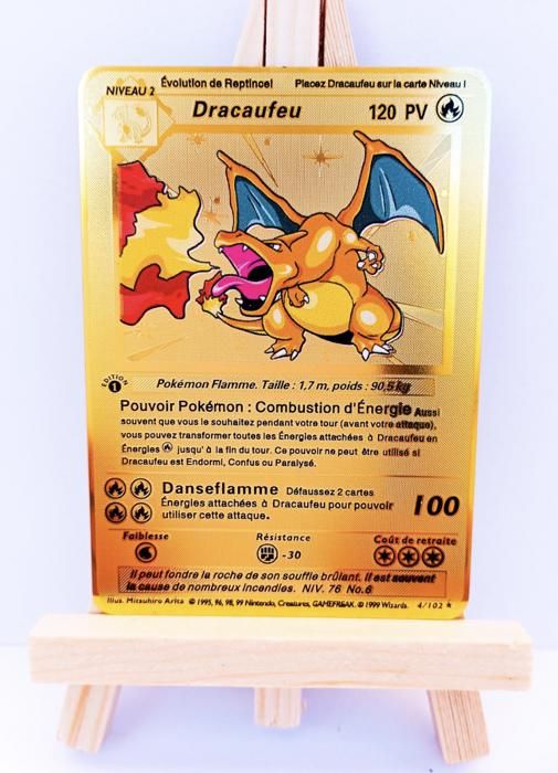 Portefeuille Pokémon Charizard Feu Orange - Portefeuilles Bi-Fold Officiel Avec Compartiments Pratiques