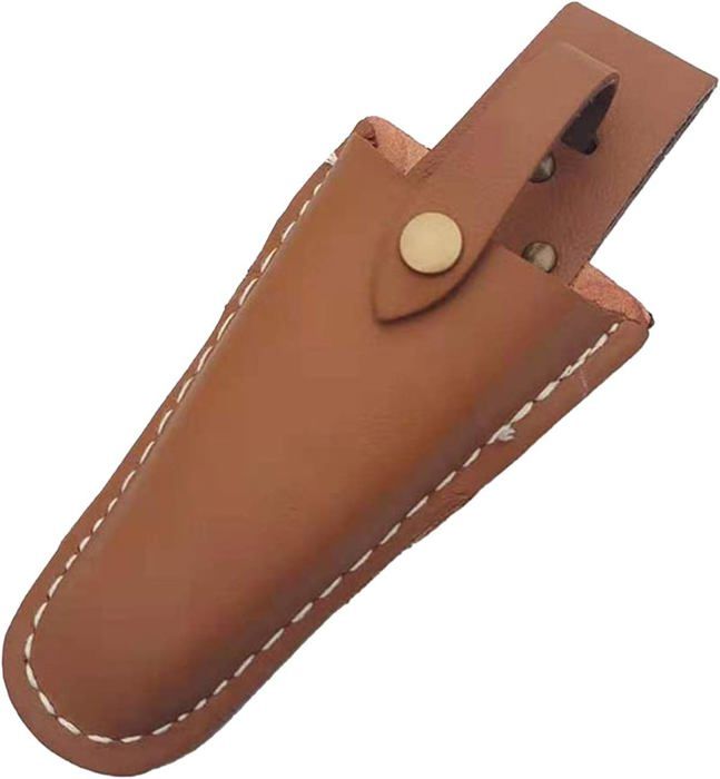 Étui en Cuir pour Couteau Pliant - Gaine Porte-Cuir Sac Fourreau pour Couteaux de l'Armée Suisse et Tactiques Pliables