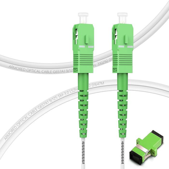 Câble à Fibre Optique Monomode SC/APC á SC/APC pour Orange Livebox 5M SFR La Box