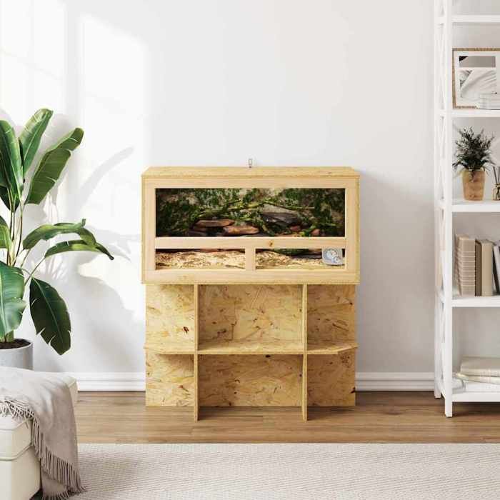 Comparer les prix de Terrarium - MOTHINESSTO - MOT3861 - OSB - 80 x 40 x 90 cm - Durable et polyvalent