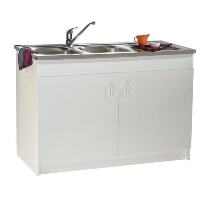 Meuble sous évier SimNF 2 portes 800 mm Néova