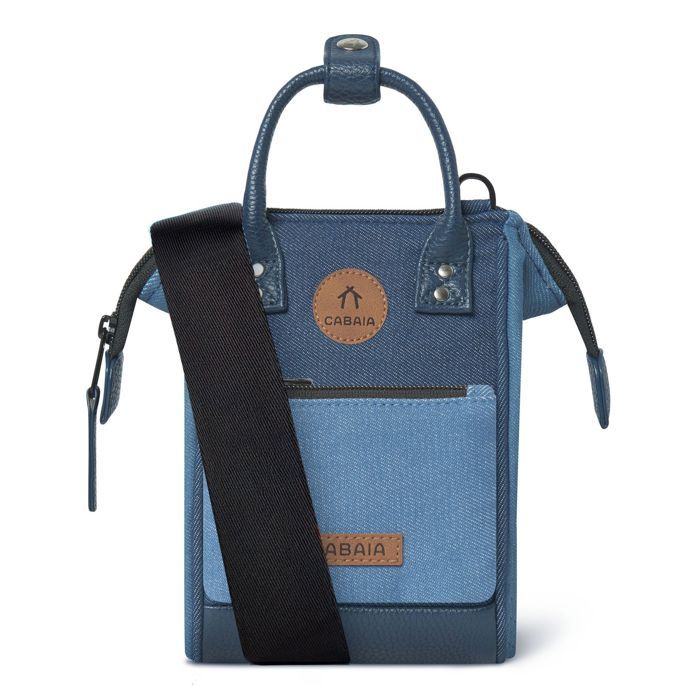 Sac à épaule bandoulière - CABAIA - Adventurer Denim Nano Bag San Giljan 338218 - Bleu foncé - 100% polyester - 19×13×7 cm Sac à épaule bandoulière - CABAIA - Adventurer Denim Nano Bag San Giljan 338218 - Bleu foncé - 100% polyester - 19×13×7 cm