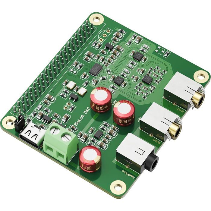Carte DAC Audio pour Raspberry Pi - RUSSBOY - DAC ES9038Q2M ...