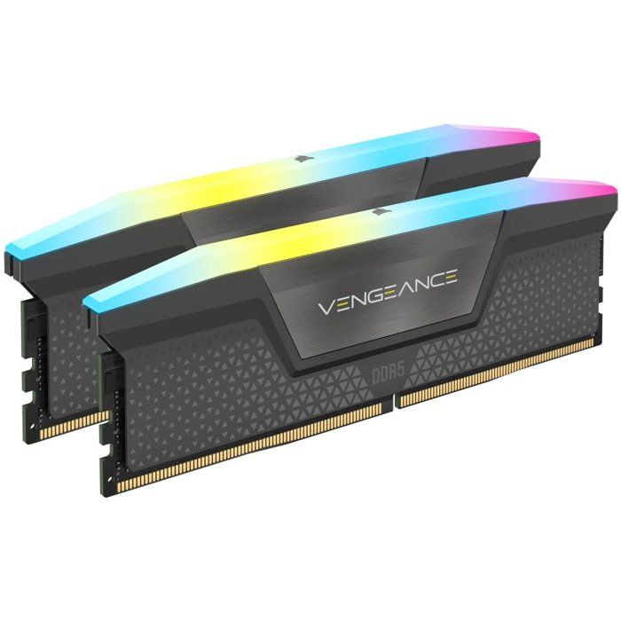 Corsair CMH16GX5M2E6000Z36 RGB DDR5 2x8GB 6000Mhz CL36 - vue 2
