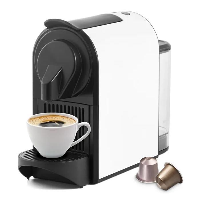 Machine à café à capsules expresso automatique compacte broyeur intégré bureau maison réservoir 12L nettoyage automatique