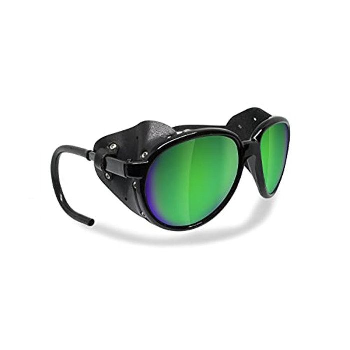 Lunettes de soleil - BERTONI - CORTINA - Polarisées - Miroir vert - Non-cerclées