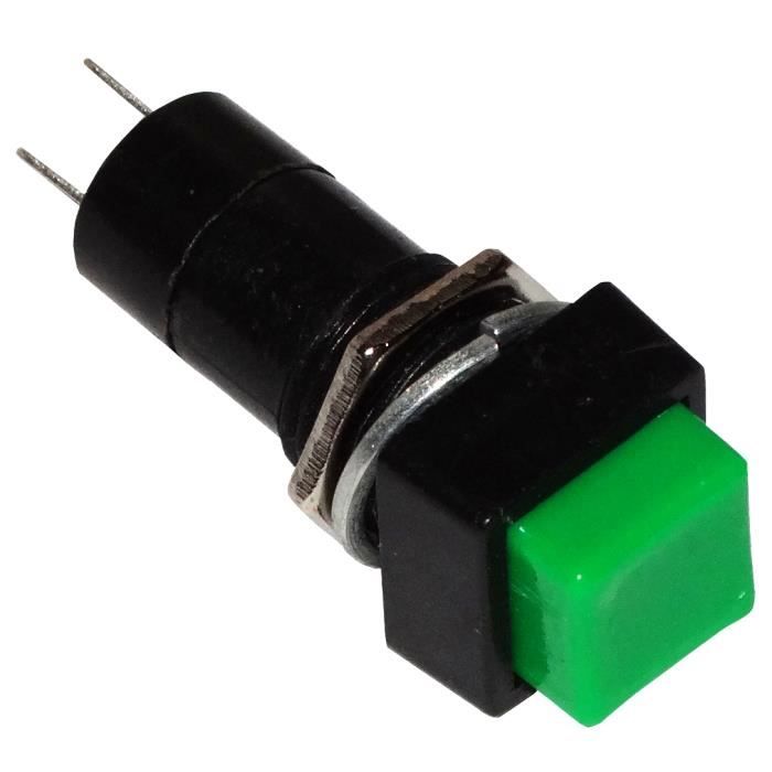 AERZETIX 6A//250V 20A//12V 1 position LED vert ON Interrupteur commutateur contacteur bouton /à bascule SPST OFF-