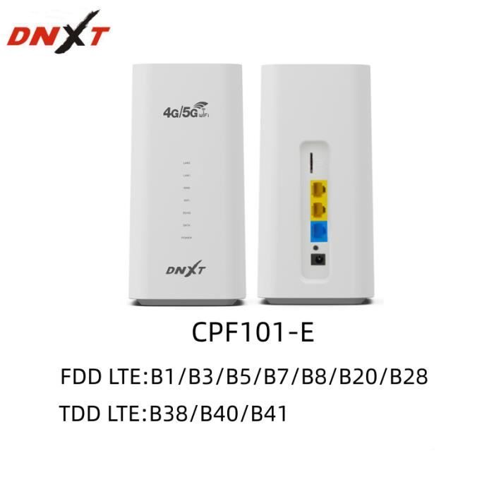 CPF101-E-ChrXT-Routeur WiFi mobile 4G CPE avec 4 divulguer intégrées ...