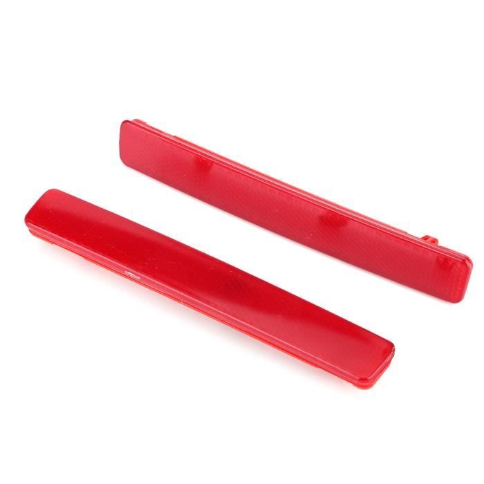 Paire De Réflecteurs De Pare-chocs Arrière Pour Renault Megane III Et Fluence - Référence OEM 265650004R, Matériau ABS - 12