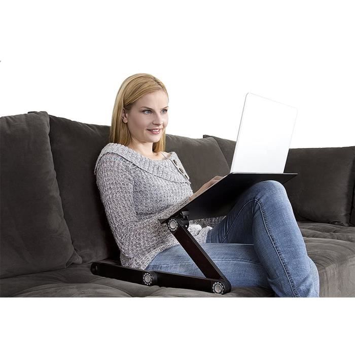 2x Table De Petit-déjeuner / Plateau De Lit - 51 X 33 Cm - Table De Lit 51 X 33 Cm Table De Lit Plateau Plateau De Service Pour Ordinateur Portable Tablette Livre Ou Petit Dejeuner Tables De Chevet