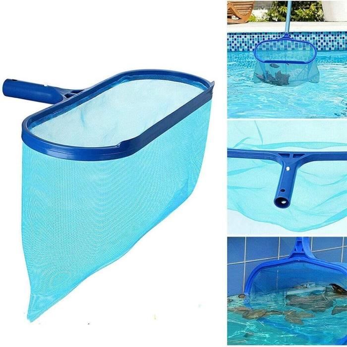 Épuisette De Surface Et Fond Pour Piscine - Ramasse-Feuilles Grand Format - Nettoyage Efficace