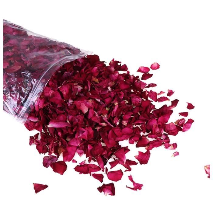 Pétales De Rose Séchés Naturels – 300g Pour Bain, Décoration Mariage, Confettis Biodégradables Et DIY