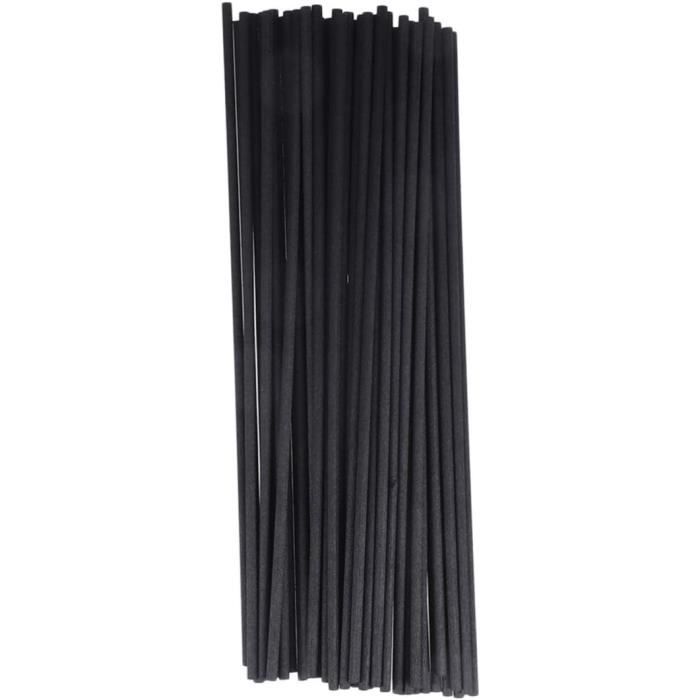 50 Bâtons De Roseau Naturels Pour Diffuseur D'huile - 30 Cm X 3,5 Mm - Recharge Parfum D'ambiance - 2