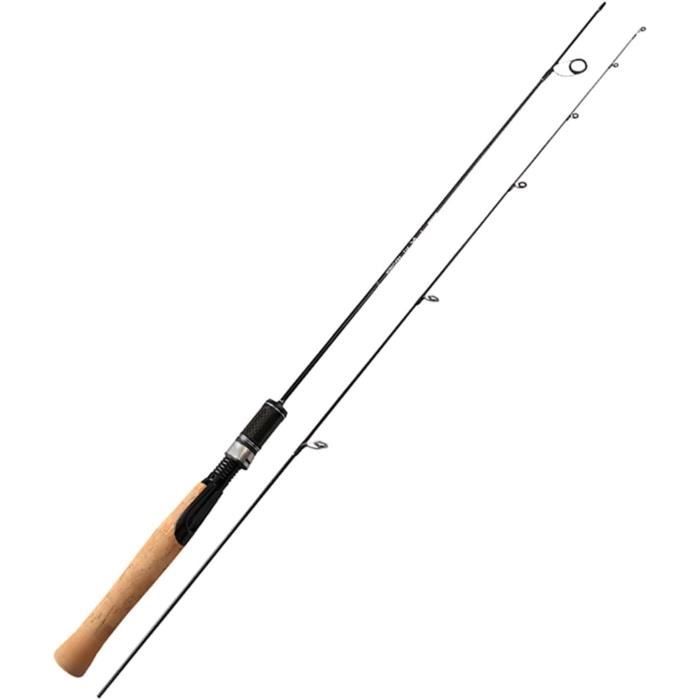 Canne à Pêche Télescopique En Carbone 1,5 M – Ultra Légère (83 G), 7 Sections, Idéale Voyage Et Pêche En Mer
