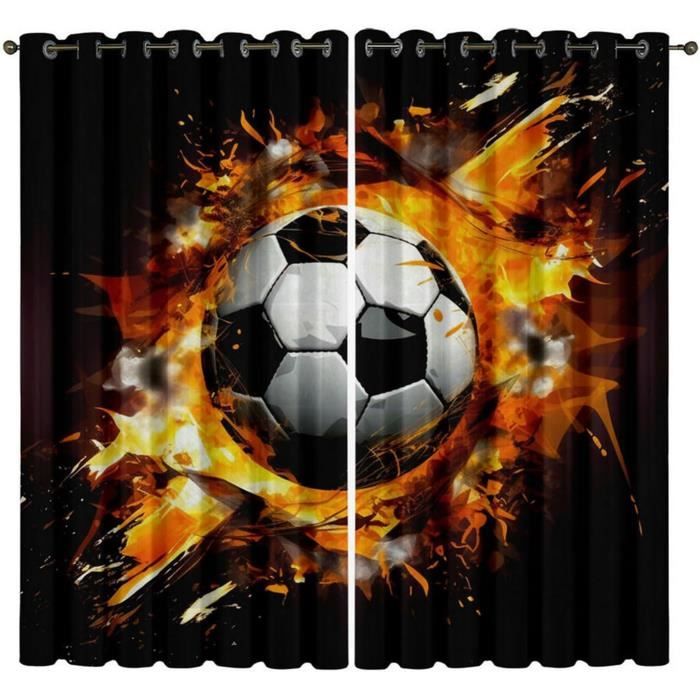 Rideaux Occultants Enfant Chaton Mignon 3D - Lot De 2 Panneaux - Isolation Thermique & Phonique - 140x160 Cm