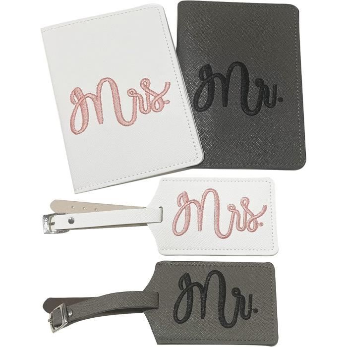 Porte Passeport Housse Et tiquette De Bagage Valise Accessoires