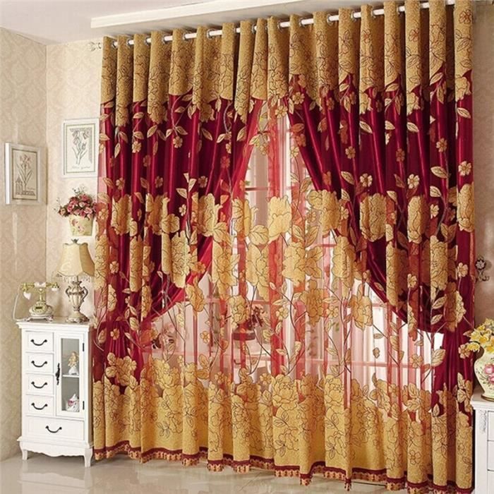 Get Wallpaper Rideau Vin Rouge Achat Vente Pas Cher Free